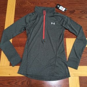 Women’s Under Armour 1/4 Zip LS Shirt (XS)